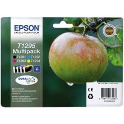 Cartouche Epson T1295 - Pack de 4 - Noire et Couleurs 7ML