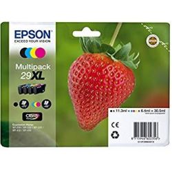Cartouche Epson 29 XL - Pack de 4 - Noire et Couleurs 6ML