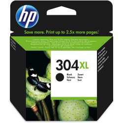 HP 304XL Cartouche d'Encre Noire (N9K08AE) pour HP DeskJet 2620/2630/3720/3730