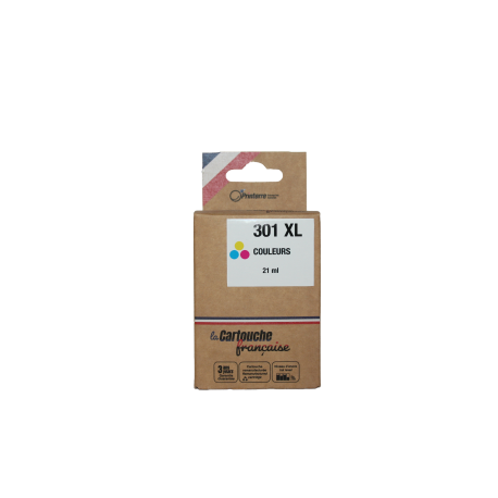 Cartouche Environnementale Hp N°301 XL Couleurs 21ML