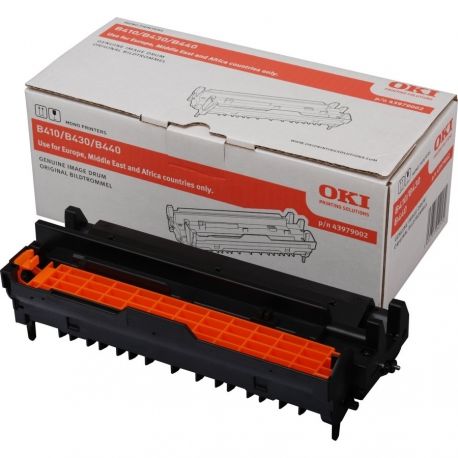 TAMBOUR LASER COMPATIBLE OKI B410/B430 (43979002) NOIRE 19 800 PAGES