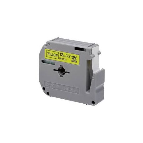 Ruban Brother P-Touch 110 Noir/Jaune 12MM X 8M Ruban Brother P-Touch 110 Noir/Jaune 12MM X 8M