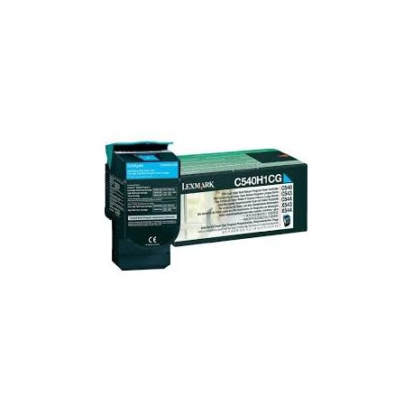 Toner Lexmark C540H1CG Cyan 2000 Pages Toner Lexmark C540H1CG Cyan 2000 Pages