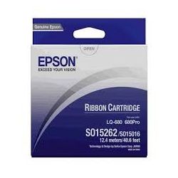 Ruban Epson C13S015262 LQ670 Noir