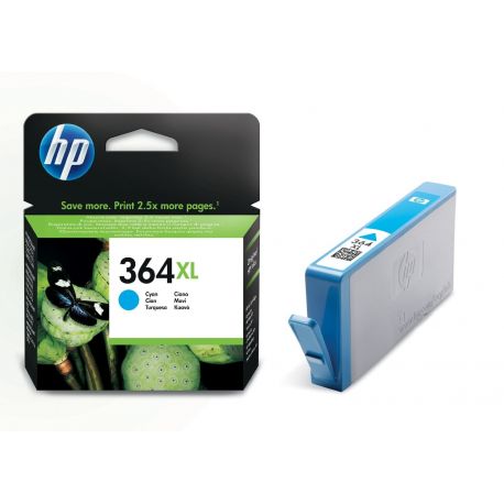 Cartouche Hp N°364 XL Cyan 750 Pages