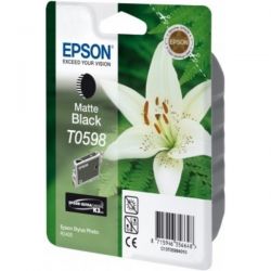 Cartouche Epson T0598 Stylus R2400 Noire Mate 520 Pages