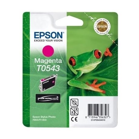 Cartouche Epson T0543 Stylus R1800 Magenta 400 Pages Cartouche Epson T0543 Stylus R1800 Magenta 400 Pages