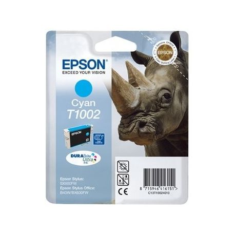 Cartouche Epson T1002 Cyan 11ML Cartouche Epson T1002 Cyan 11ML