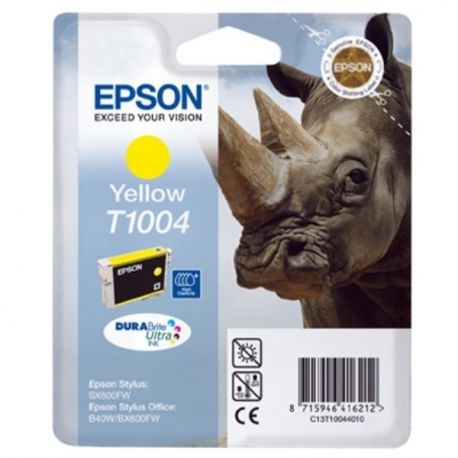 Cartouche Epson T1004 Jaune 11ML Cartouche Epson T1004 Jaune 11ML