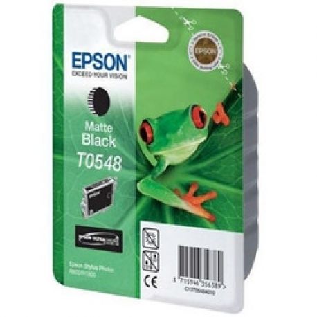 Cartouche Epson T0548 Stylus R1800 Noire Mate 550 Pages Cartouche Epson T0548 Stylus R1800 Noire Mate 550 Pages