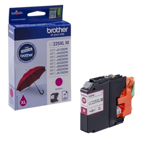 Cartouche Brother LC-225 XL Magenta 1200 Pages