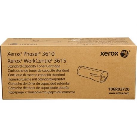 Toner Xerox 106R02720 Noir 5900 Pages Toner Xerox 106R02720 Noir 5900 Pages
