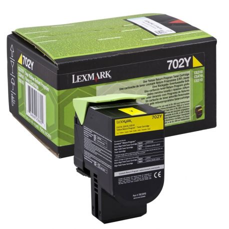 Toner Lexmark 70C2XY0 Jaune 4000 Pages