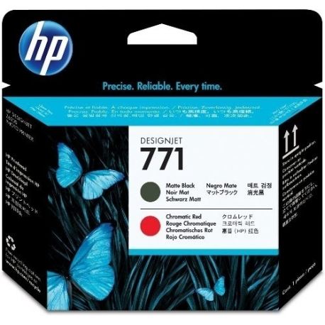 Tête d'impression Hp N°771 Noire et Rouge 775ML Tête d'impression Hp N°771 Noire et Rouge 775ML