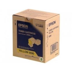 Toner Epson C13S050590 Pour C3900N/CX37 Jaune 6000 Pages