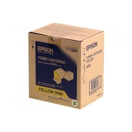 Toner Epson C13S050590 Pour C3900N/CX37 Jaune 6000 Pages