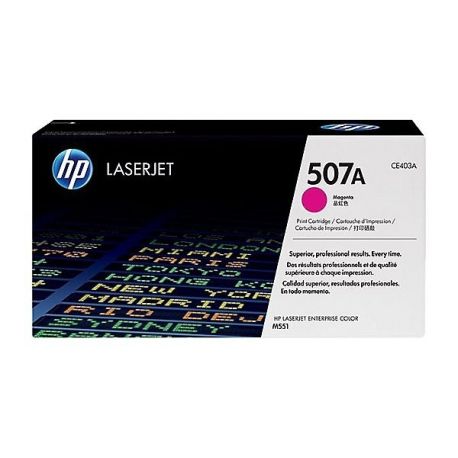 Toner Hp N°507A Magenta 6000 Pages Toner Hp N°507A Magenta 6000 Pages
