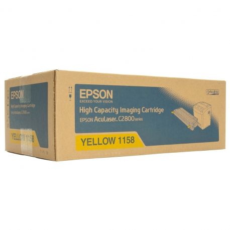 Toner Epson C13S051158 Pour C2800 Jaune 6000 Pages Toner Epson C13S051158 Pour C2800 Jaune 6000 Pages