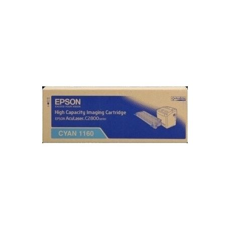 Toner Epson C13S051160 Pour C2800 Cyan 6000 Pages