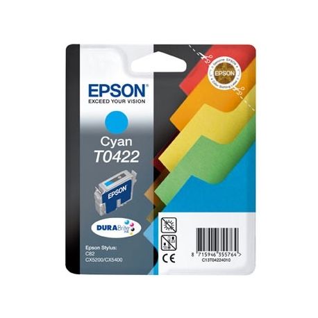 Cartouche Epson T0422 Stylus 82 Cyan 420 Pages
