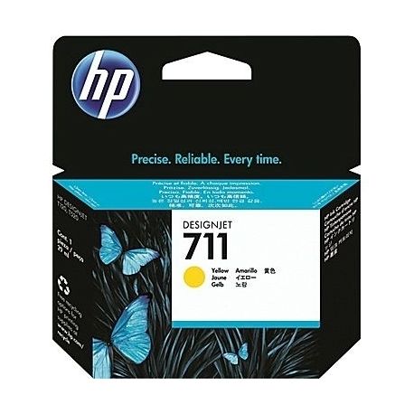 Cartouche Hp N°711 Jaune 29ML Cartouche Hp N°711 Jaune 29ML