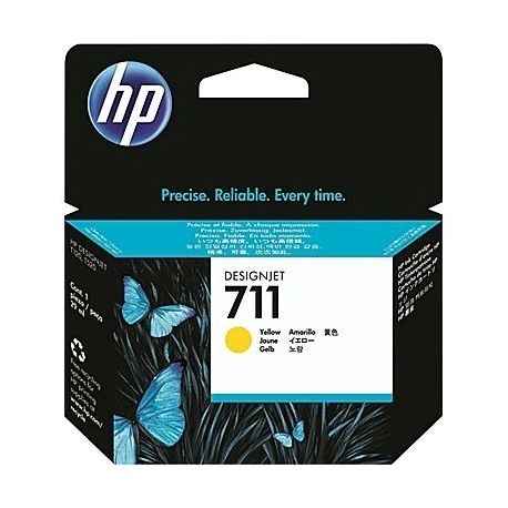 Cartouche Hp N°711 Jaune 29ML