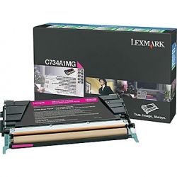 Toner Lexmark C734A1MG Magenta 6000 Pages