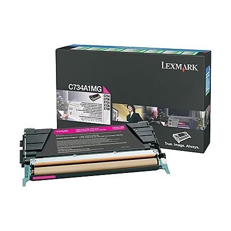 Toner Lexmark C734A1MG Magenta 6000 Pages