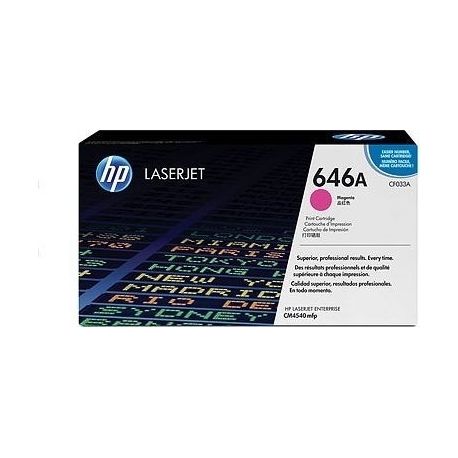 Toner Hp N°646A Magenta 12500 Pages