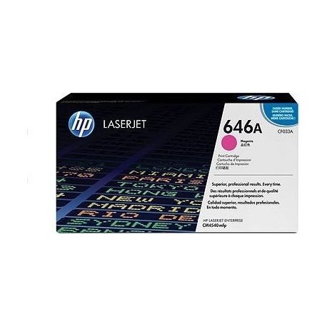 Toner Hp N°646A Magenta 12500 Pages Toner Hp N°646A Magenta 12500 Pages