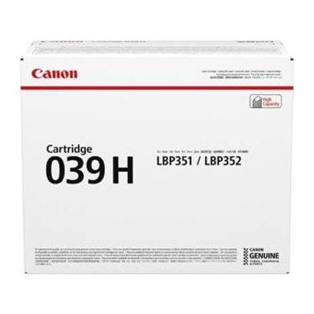 Toner Canon CRG-039H Noir 25000 Pages Toner Canon CRG-039H Noir 25000 Pages