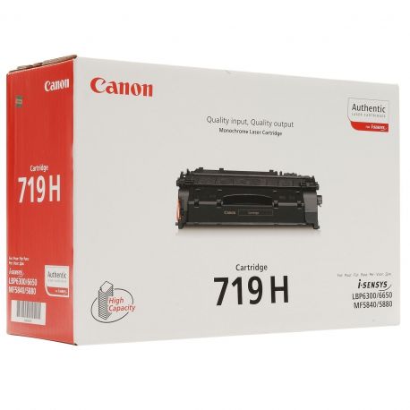 Toner Canon CRG-719H Noir 6400 Pages