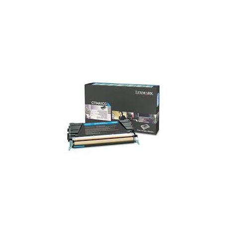 Toner Lexmark C734A1CG Cyan 6000 Pages Toner Lexmark C734A1CG Cyan 6000 Pages