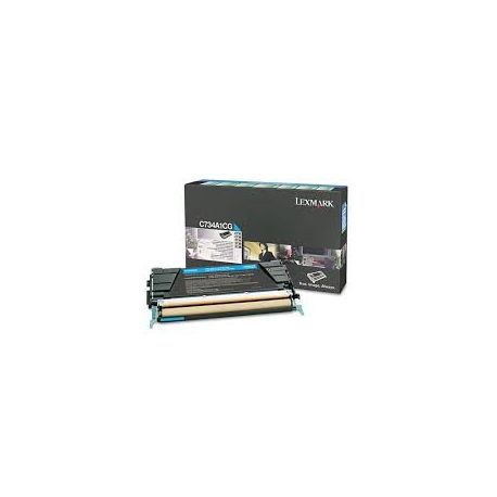 Toner Lexmark C734A1CG Cyan 6000 Pages