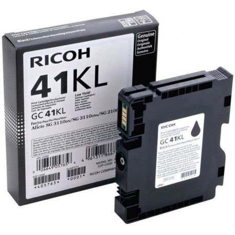 Cartouche Ricoh GC-41K Noir 2500 Pages Cartouche Ricoh GC-41K Noir 2500 Pages