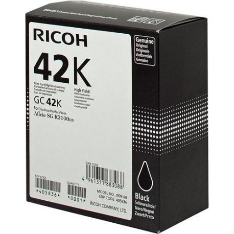 Cartouche Ricoh GC-41KH Noire 10000 Pages