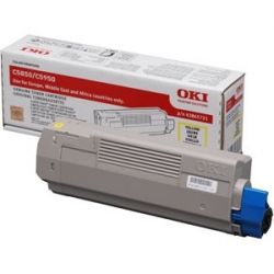 Toner Oki C5850 Jaune 8000 Pages