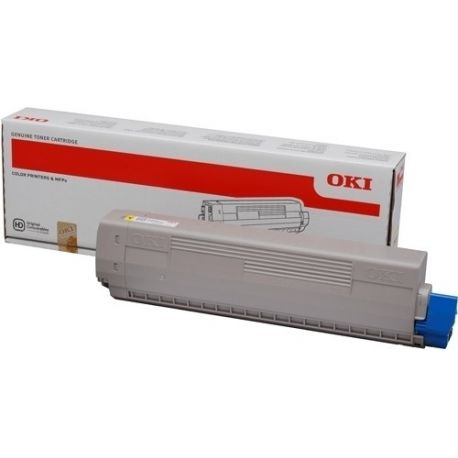 Toner Oki C831 Jaune 10000 Pages