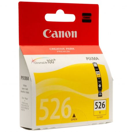 Cartouche Canon CLI-526 Jaune 9ML Cartouche Canon CLI-526 Jaune 9ML