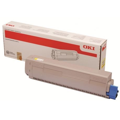 Toner Oki MC853 Jaune 7300 Pages Toner Oki MC853 Jaune 7300 Pages