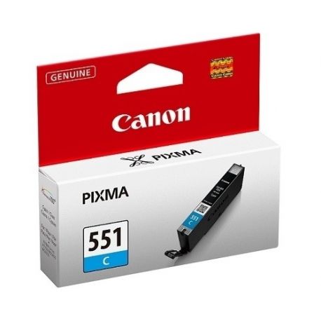 Cartouche Canon CLI-551 Cyan 7ML Cartouche Canon CLI-551 Cyan 7ML
