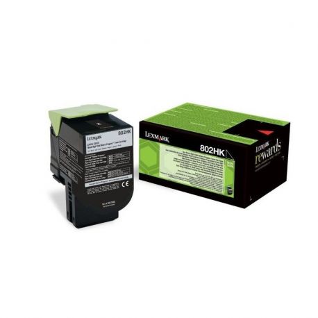 Toner Lexmark 80C2HK0 Pour CX410 Noir 4000 Pages Toner Lexmark 80C2HK0 Pour CX410 Noir 4000 Pages