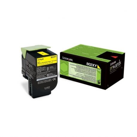 Toner Lexmark 80C2XY0 Pour CX510 Jaune 4000 Pages Toner Lexmark 80C2XY0 Pour CX510 Jaune 4000 Pages