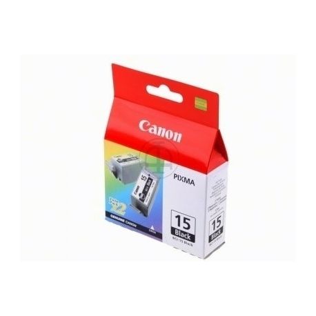 Cartouche Canon BCI-15 - Pack de 2 - Noire 5ML