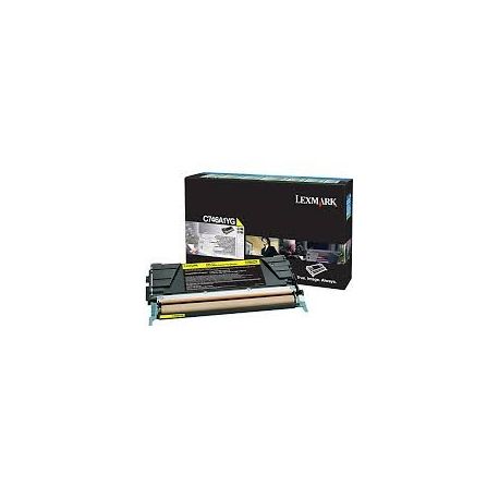 Toner Lexmark C746A1YG Jaune 7000 Pages Toner Lexmark C746A1YG Jaune 7000 Pages
