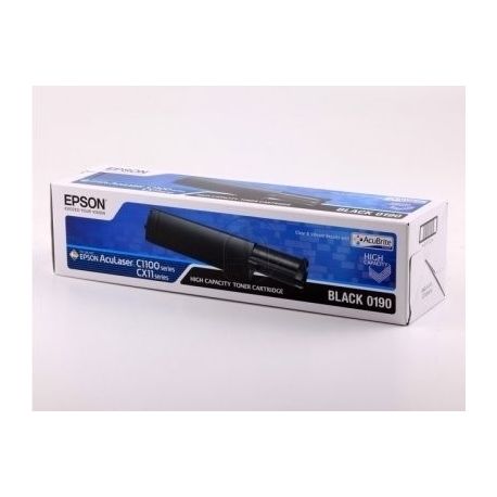 Toner Epson C13S050190 Pour C1100 Noir 4000 Pages Toner Epson C13S050190 Pour C1100 Noir 4000 Pages