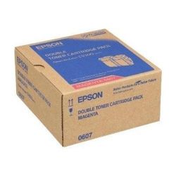 Toner Epson C13S050607 Pour C9300 - Pack de 2 - Magenta 7500 Pages