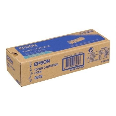 Toner Epson C13S050629 Pour C2900 Cyan 2500 Pages