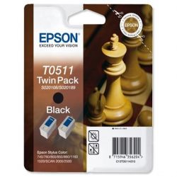 Cartouche Epson T051 Stylus 1160 (X2) Noire 26ML