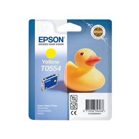 Cartouche Epson T0554 Jaune 290 Pages Cartouche Epson T0554 Jaune 290 Pages